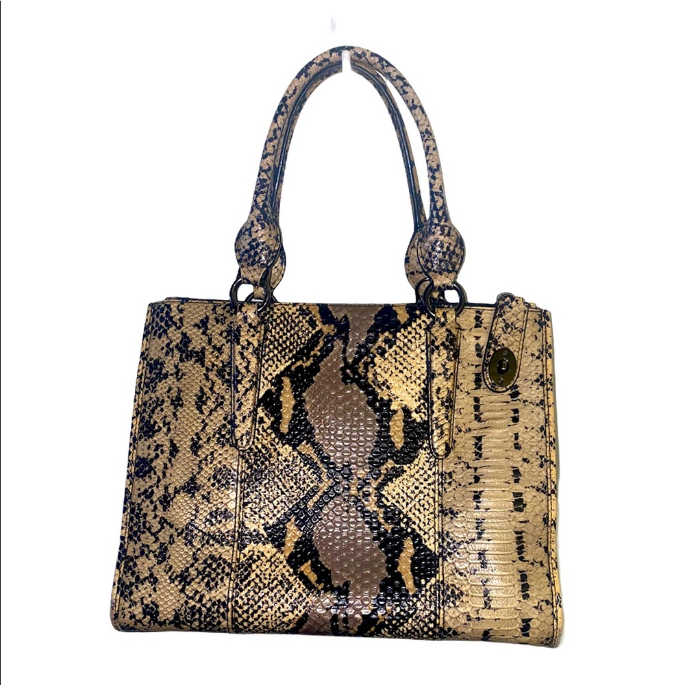 Coach snake skin purse